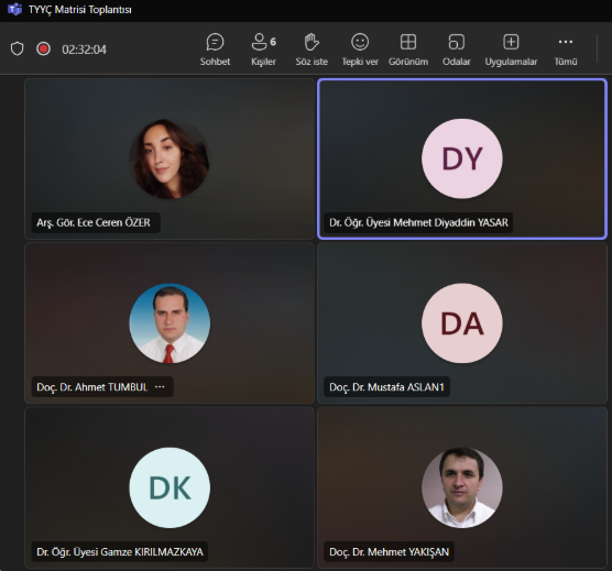 Fen Bilgisi Eğitimi A.B.D. Öğretim Elemanlarıyla Bologna Bilgi Paketi Güncelleme Toplantısı Gerçekleştirildi